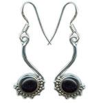 Silver Gemstone Earring