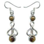 Silver Gemstone Earring