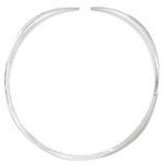 Plain Silver Choker