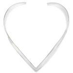 Plain Silver Choker