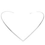Plain Silver Choker