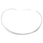 Plain Silver Choker