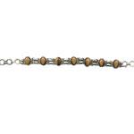 Silver Gemstone Bracelet