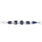 Silver Gemstone Bracelet