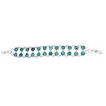 Silver Gemstone Bracelet