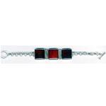 Silver Gemstone Bracelet