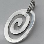 Plain Silver Pendant